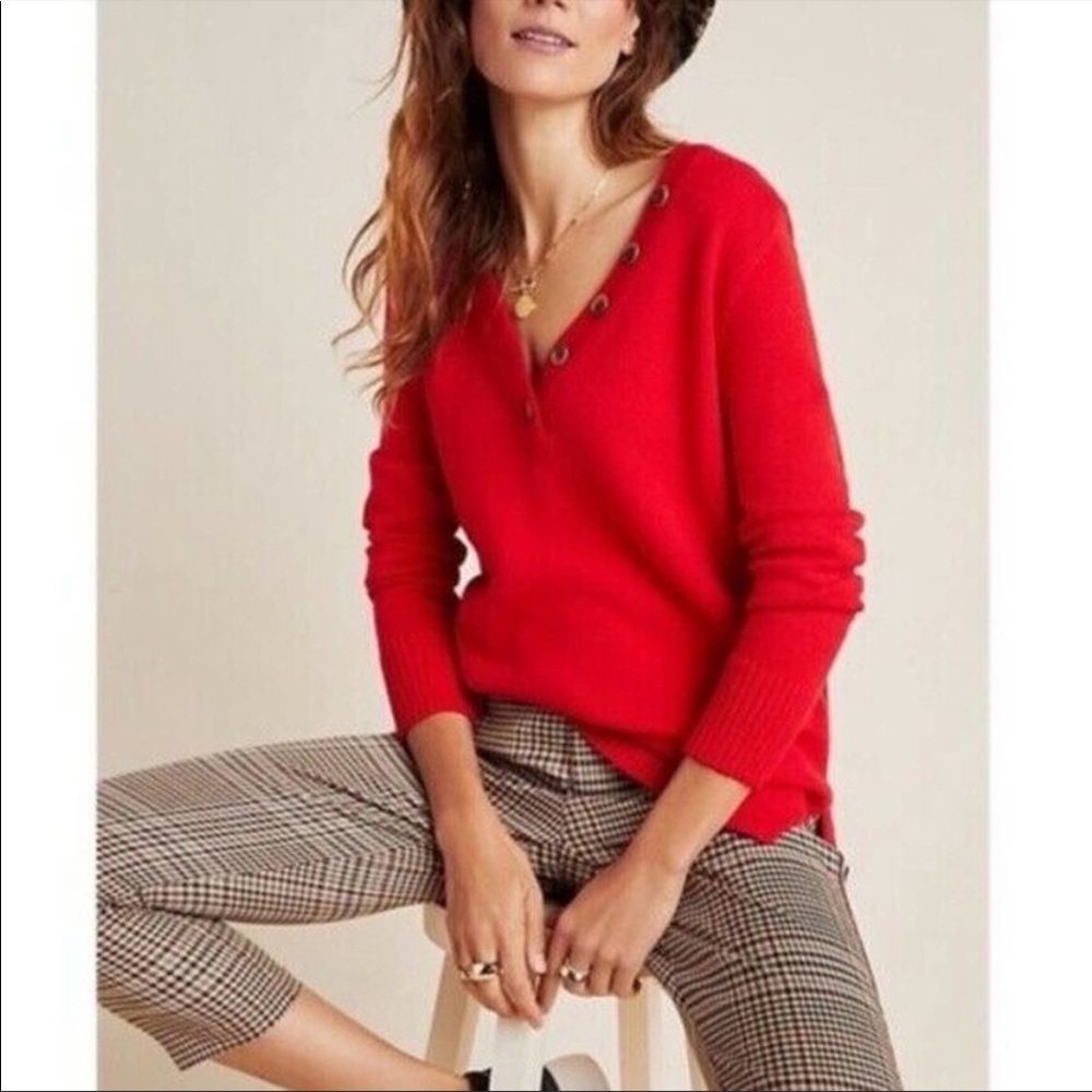 By Anthropologie Serena Tunic Sweater